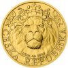 Česká mincovna Zlatá 1/2 oz investičná minca Český lev 2022 stand 15,56 g