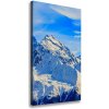 Vertikálny foto obraz na plátne do obývačky Hory zima 50x100 cm