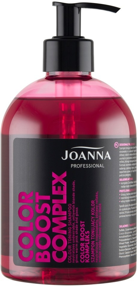 Joanna šampón na vlasy ružovo tónujúci Color Boost Complex 500 g