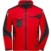 James & Nicholson pánska softshellová bunda JN844 Red