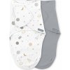 INGENUITY Zavinovačka SwaddleMe™ Ulitka bavlna Sunset space 2ks 0,5 TOG 0-3m