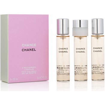 Chanel Chance EDT náplň 3 x 20 ml darčeková sada