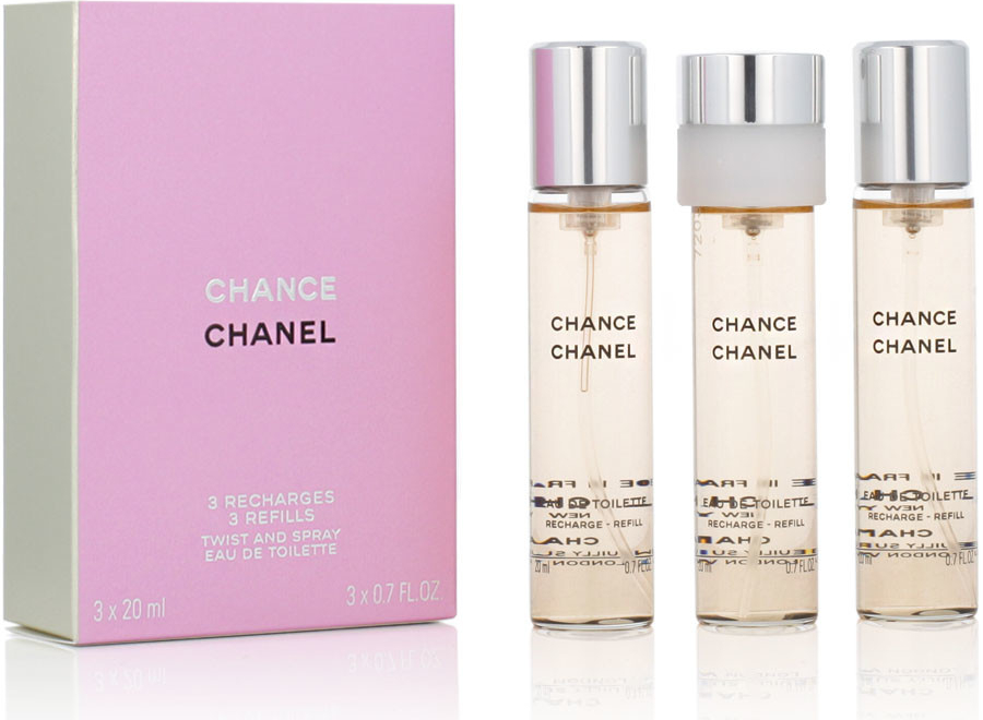 Chanel Chance EDT náplň 3 x 20 ml darčeková sada