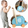 Viga Toys PolarB tlačidlo slon modrý