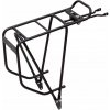 Zadný nosič na bicykel Crosso hliníkový čierny na brašne, nosnosť 35 kg
