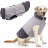 Vodoodolný, vetruodolný odev pre psa, zimná teplá vesta XXL