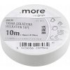 BERGE 10M 15MM IZOLAČNÁ PÁSKA BIELA PVC IZOLÁCIA KÁBLOVÁ IZOLÁCIA 10 METROV