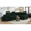 Rohová rozkladacia sedačka VEGAS - zelená