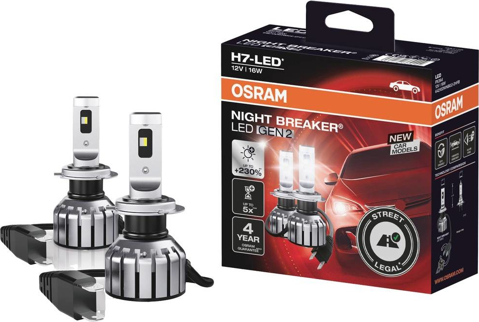 OSRAM NIGHT BREAKER® H7-LED GEN2 12V 19W 6000K