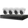 HiLook Powered by HIKVISION/ 4K Smart Hybrid Light KIT Turret 2TB/ 1x NVR-108MH-C/8P/ 4x IPC-T280HA-LUF