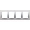 Rámček 4-násobný kov inox klasik SIMON54Nat (simon)