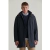 KABÁT GANT PADDED CAR COAT BLACK
