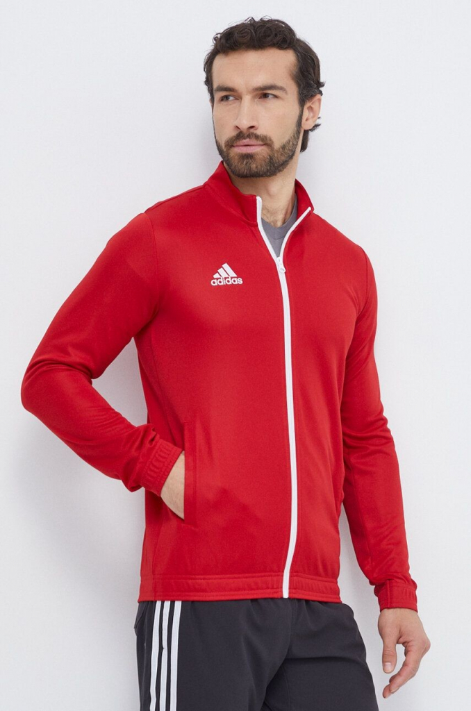 adidas Entrada 22 TRACK JACKET H57537 team power červená