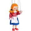 Drevená marioneta Marienka, 20 cm
