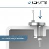 WC sedátko Schütte antracitové duroplastové s tlumeným dovíráním a rychloupínacím mechanismem