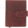 Kožená peňaženka na karty Greenburry 1686-26 Rusty