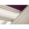 Kombinace rolet VELUX DFD Premium - nová generácia Farba rolety: svetlo modrá/biela (4576/1016), Farba vodiacej lišty: Biely lakovaný hliník (SWL), Označenie okna (zo štítku na okne): MK06 78x118 cm