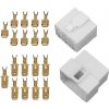 Spojovací konektor FASTON 6,3 mm [10 ks] Počet pinov: 9 pinov