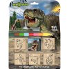 Pečiatky 5+1 s voskovkou Dinosaury