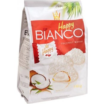 Happy Bianco Red s kokosovou náplňou Oblátky 140 g