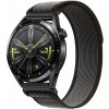 BStrap Velcro Nylon remienok na Garmin Vivoactive 5, black gray