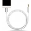 SES Audio Jack prepojovací kábel AUX redukcia s Lightning konektorom čierny 11228