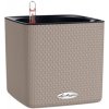 Lechuza Cube Color 14 All-in-One set sand brown 14x14x14cm