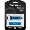 Kingston Ironkey Keypad 200C/128GB/USB 3.0/USB-C/Modrá