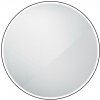 Nimco LED zrkadlo 60 cm okrúhle čierne – difuzér z akrylového skla ZPC 28000R-90