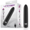 LateToBed Shoty Vibrating Bullet USB 10 Speeds Powerful Motor Black