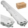 BERGE Hermetické LED plechové svietidlo 2x120cm - IP65