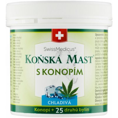 Herbamedicus konská masť s konopou chladivá 250 ml