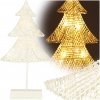 Vianočná svetelná dekorácia Stromček 10 LED 39 cm teplá biela