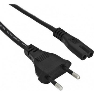 Akyga Notebook Power Cord AK-RD-01A IEC C7 2pin 1,5m EU plug