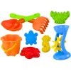 Lean Toys Súprava do piesku – 9 ks.