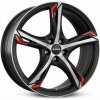 Ronal R62 8x19 5x110 ET33 black polished red