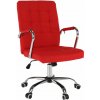 Tempo Kondela Kancelárske kreslo, červená, MORGEN