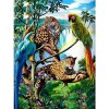 Norimpex Papagáje a leopardy 30 × 40 cm 2000125