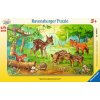 RAVENSBURGER Puzzle Lesní mláďátka 15 dílků