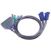 Aten 2-port KVM PS / 2 mini, 1.2m káble