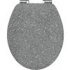 WC doska form&style Agrigan Terazzo sivá Decor softclose / s pomalým zatváraním
