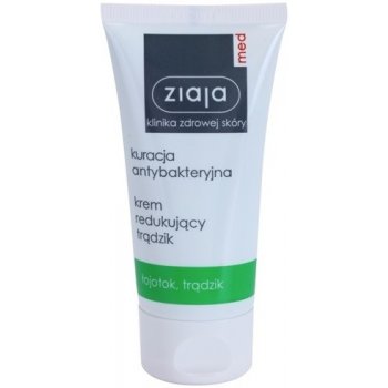 Ziaja Med Antibacterial Care ľahký krém proti akné regulujúci tvorbu kožného mazu 50 ml