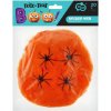 Dekorácia Halloween - pavučina oranžová 20 g