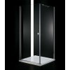 AQUATEK GLASS A1 80cm sprchový kút štvorcový, profil chróm - sklo frost (63)