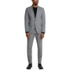 Pánske sivé oblekové sako CLUB OF GENTS slim fit Veľkosť: 102