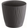 Prosperplast SANDY P Kvetináč s miskou 14,9 cm antracit DSY150P
