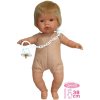 Llorens 385S SASHA - realistická bábika so zvukmi a mäkkým látkovým telom - 38 cm