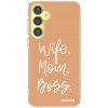 Picasee silikonový průhledný obal pro Samsung Galaxy A35 5G A356B - Boss Mama