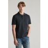 POLOKOŠEĽA GANT WAFFLE TEXTURED SS POLO BLACK