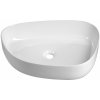 Aqualine 55421 keramické umývadlo na dosku, 55x42cm, biele